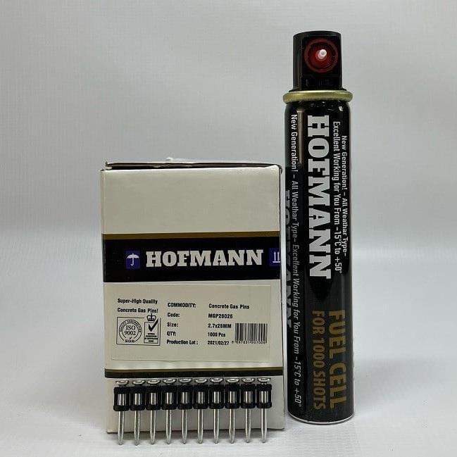 Hofmann Çivisi 26mm +Gaz 1000 Adet/Kutu