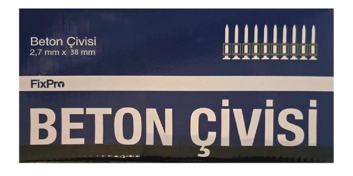 Fixpro Beton Çivisi 38mm 1000 Adet/Kutu