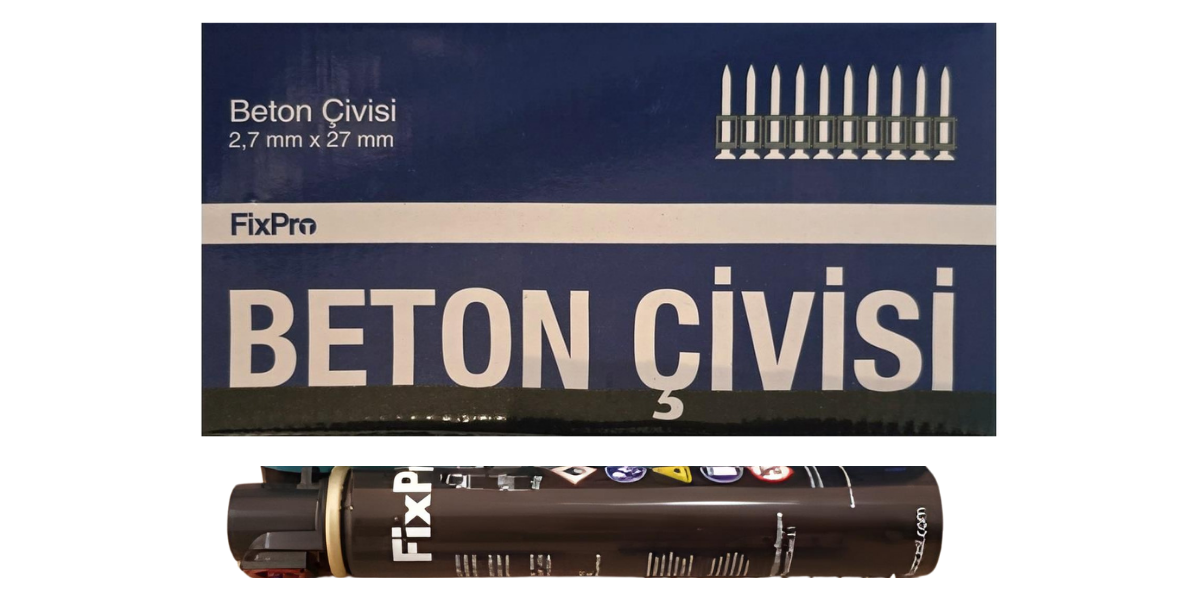 Fixpro Çivisi 27mm +Gaz 1000 Adet/Kutu