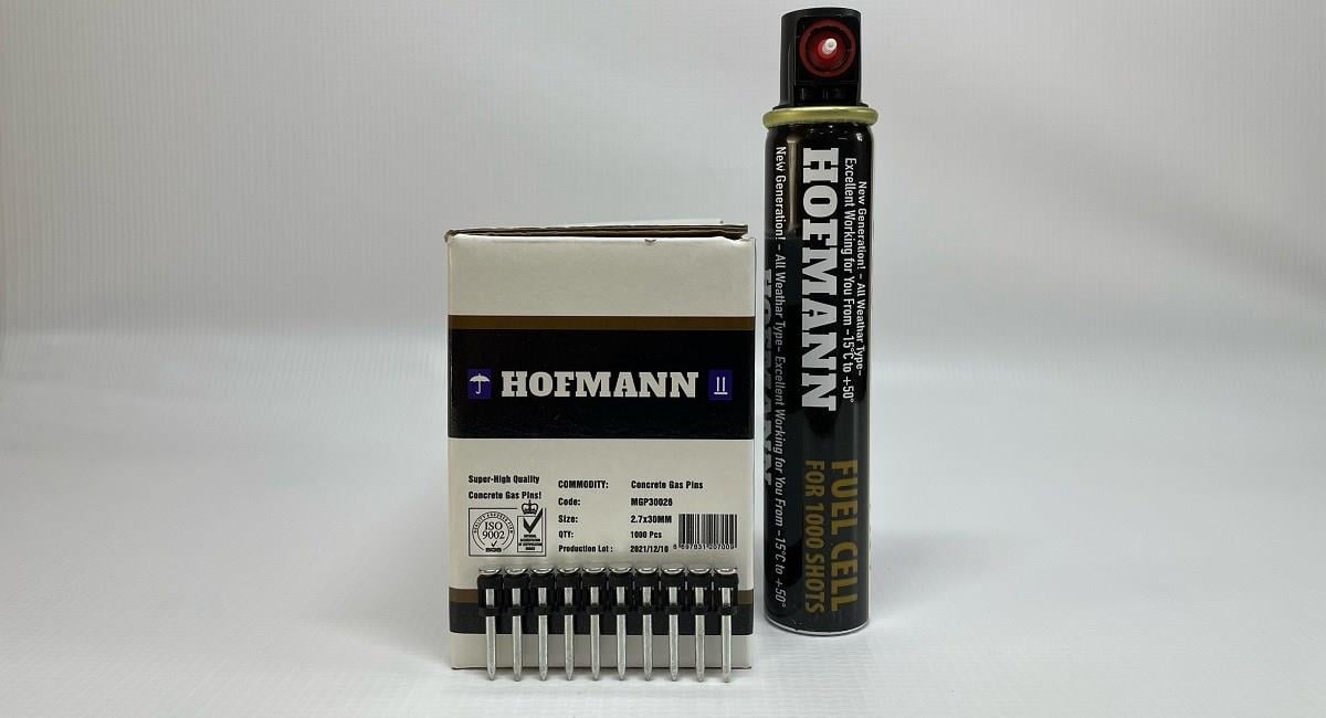 Hofmann Çivisi 30mm +Gaz 165mm 1000 Adet/Kutu