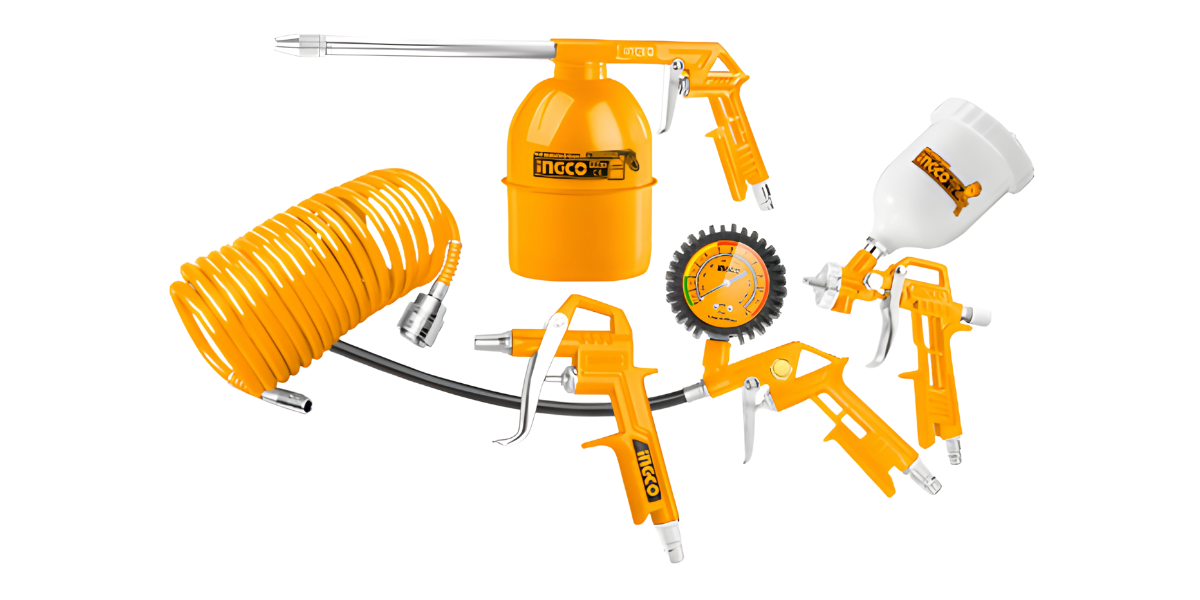 Ingco AKT0053 5'li Havalı Alet Seti 