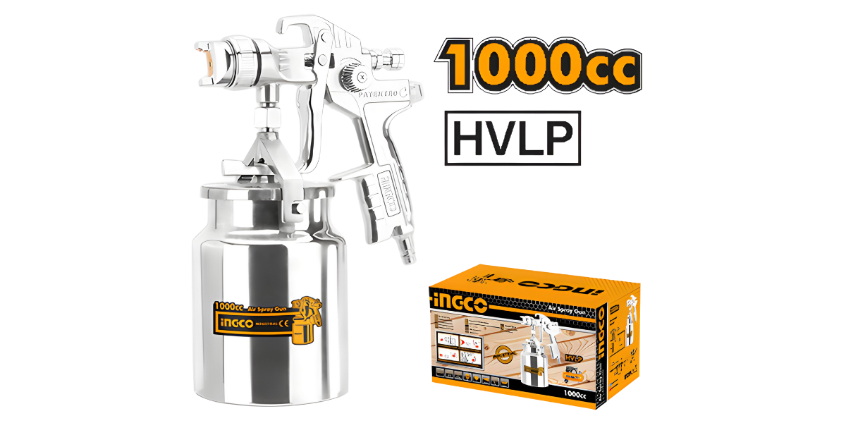 Ingco ASG2101Endüstriyel Havalı Boya Tabancası 1000CC