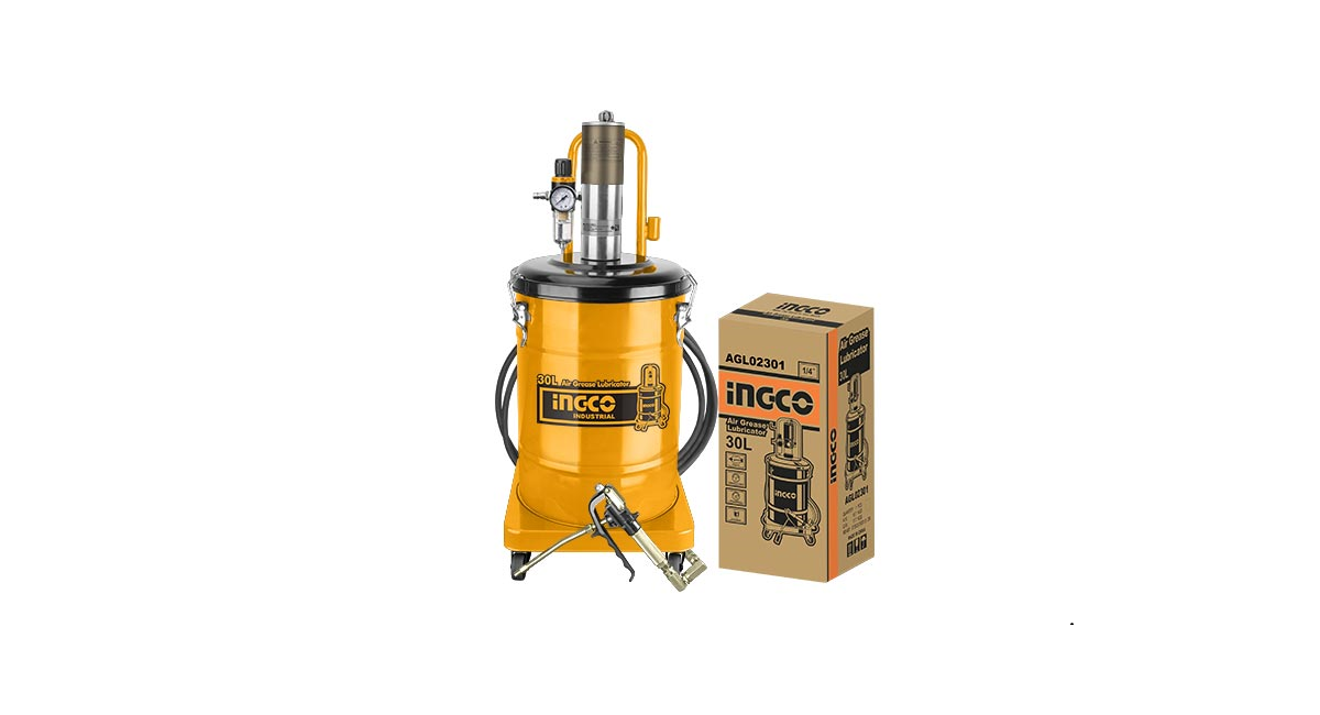 Ingco AGL02301 Endüstriyel Havalı Gres Yağlayıcı 30LT