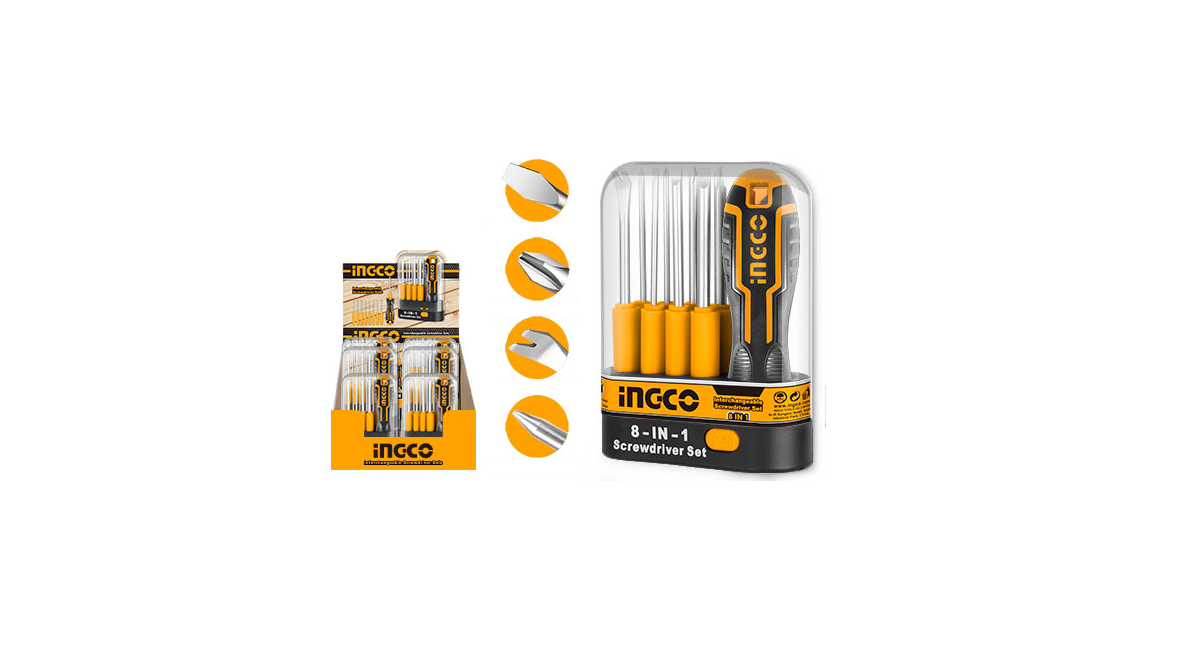 INGCOIngco AKISD0901 9 Parçalı Tornavida SetiING-AKISD0901