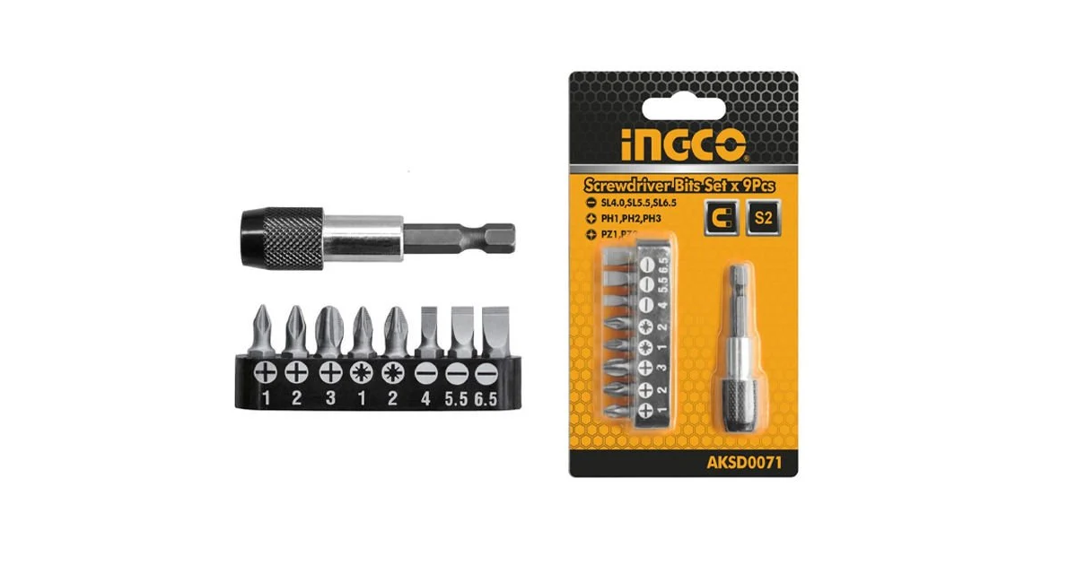INGCOIngco AKSD0071 9'lu Bits Ucu SetiING-AKSD0071