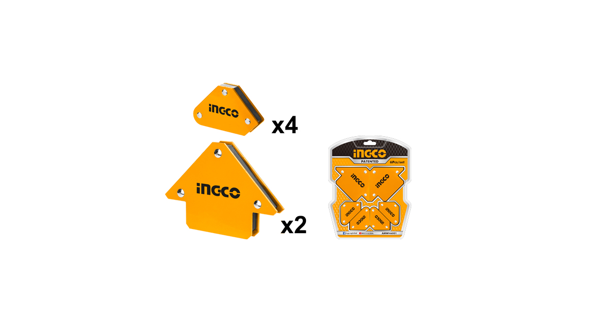 INGCOIngco AMWH6001 Manyetik Kaynak Tutucu SetiING-AMWH6001