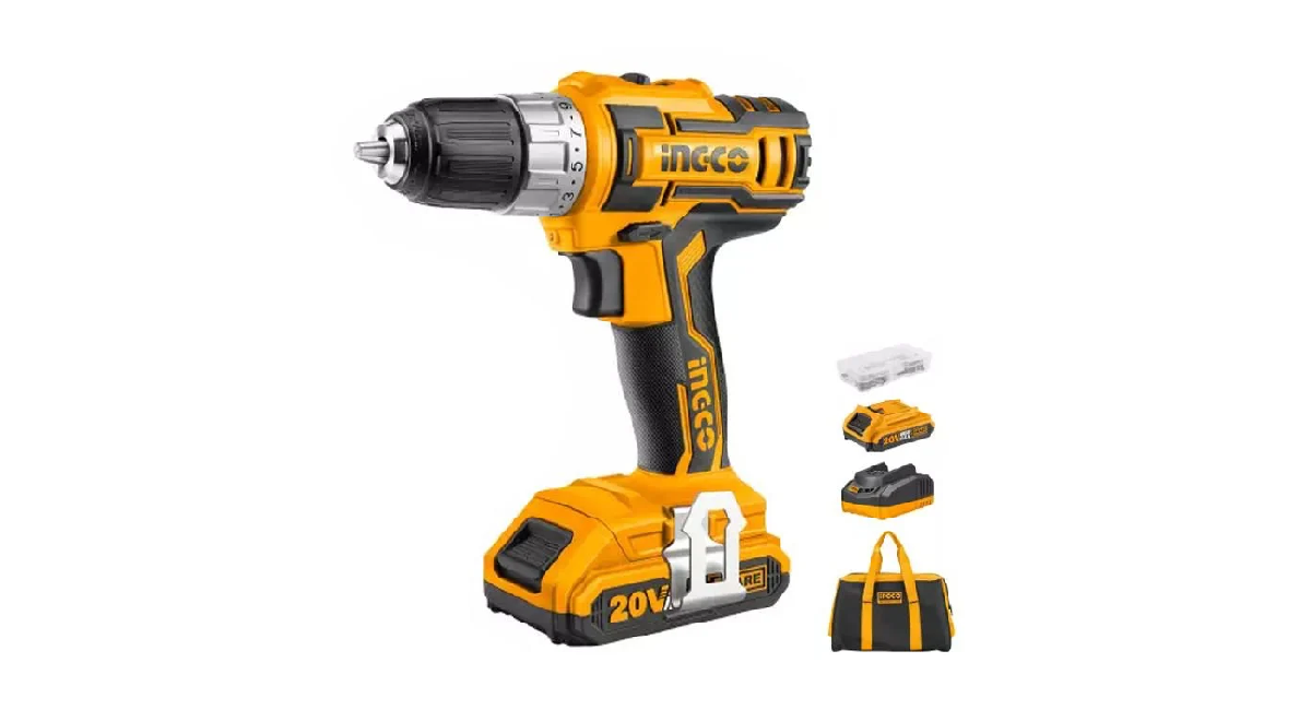 Ingco CDLI2002 Li-ion Akülü Matkap 10 MM 20V 2.0Ah