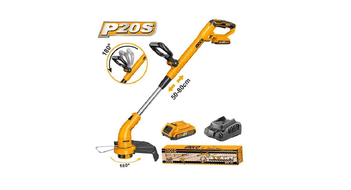 Ingco CGTLI20301 Li-ion Akülü Tırpan 1x20V 4.0Ah