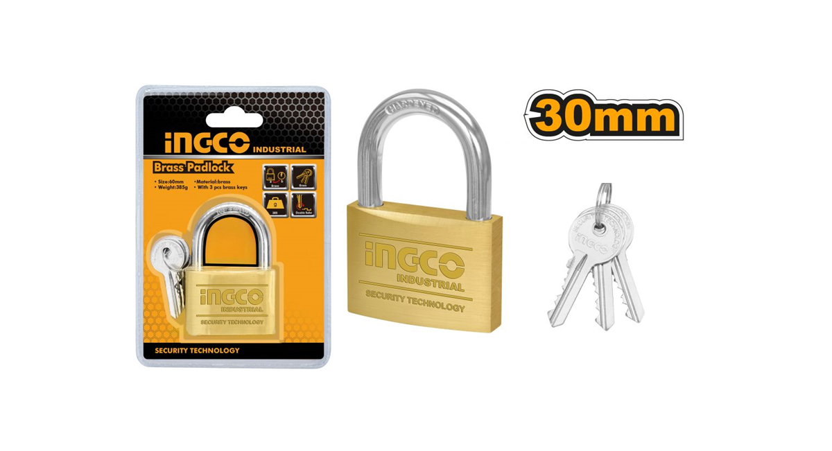 INGCOIngco DBPL0302 Pirinç Asma Kilit 30mmING-DBPL0302