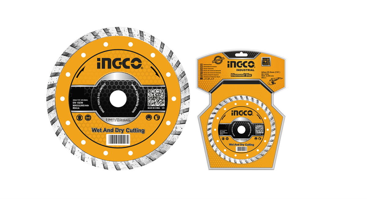 INGCOIngco DMD031801HT Ultra İnce Elmaslı Seramik Kesme Diski 180x22.2mmING-DMD031801HT