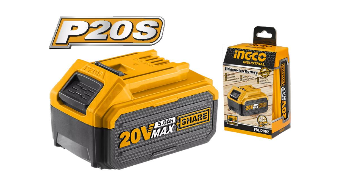 Ingco FBLI2003 Li-ion Akü 20V 5.0Ah