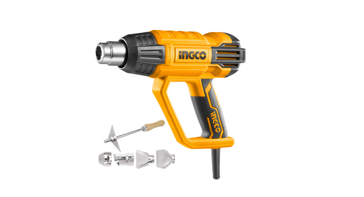 Ingco HG200028 Endüstriyel Elektrikli Sıcak Hava Tabancası 2000W