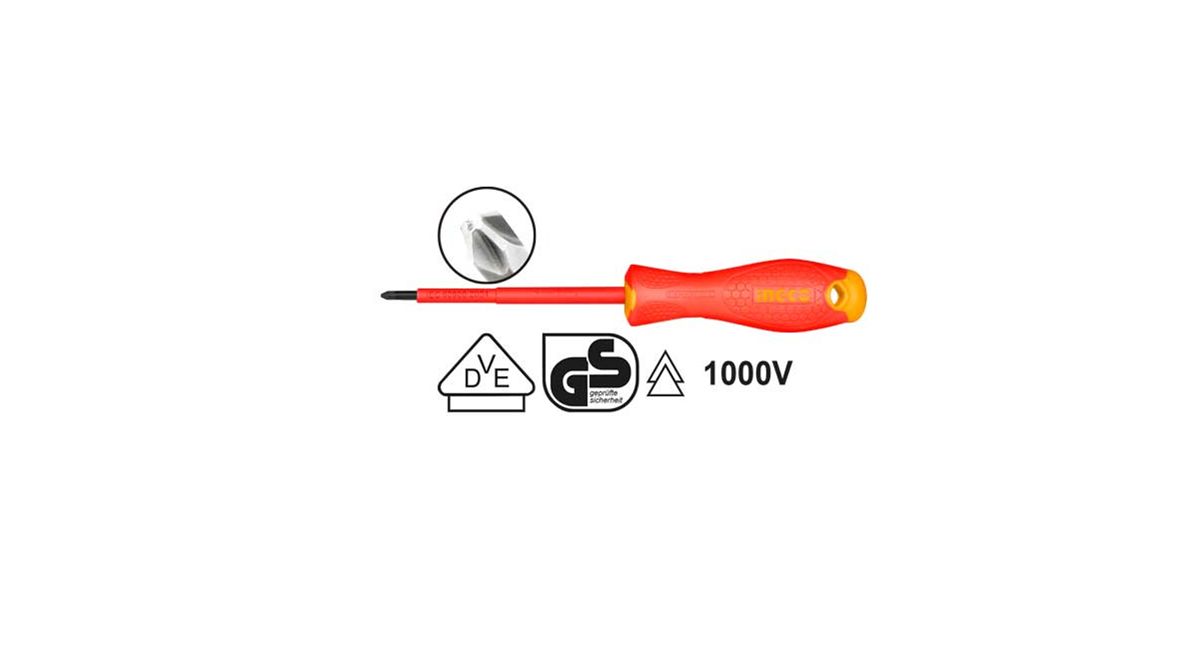 INGCOIngco HISD81PH060 İzoleli Elektrikçi Yıldız TornavidaING-HISD81PH060