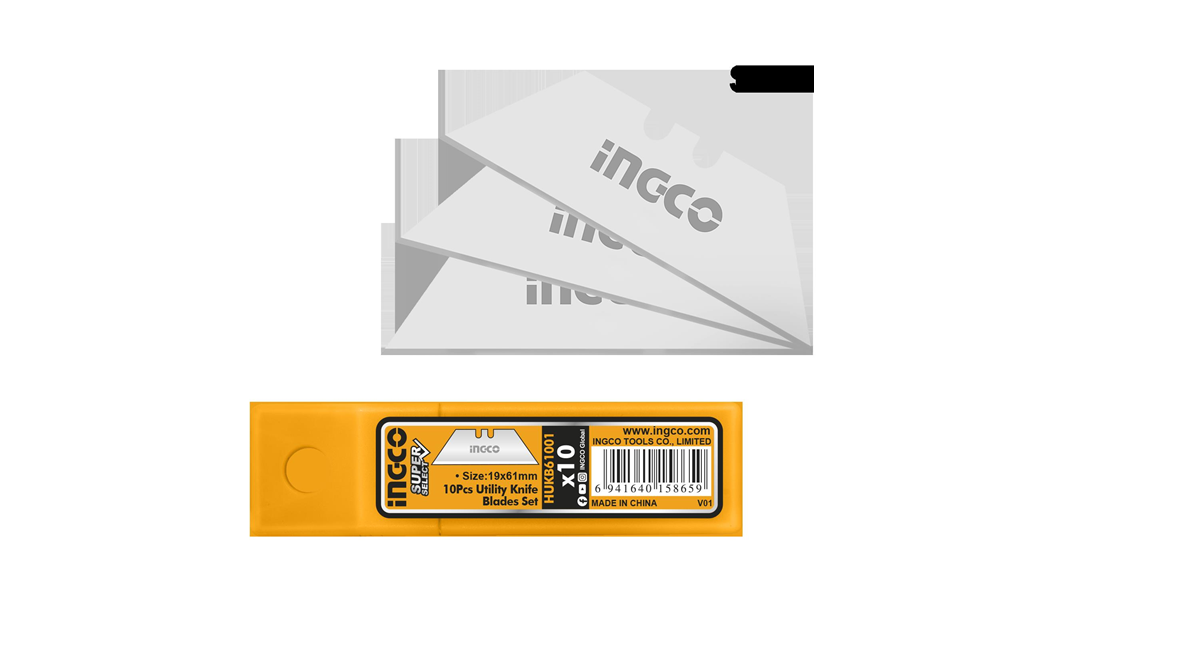 INGCOIngco HUKB61001 10'lu Yedek Maket Bıçağı SetiING-HUKB61001
