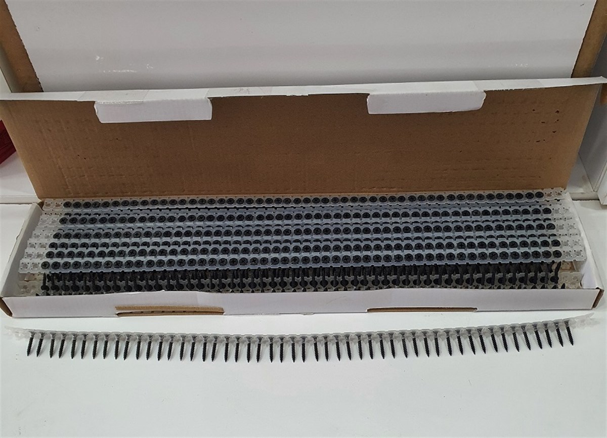 KALEKale 3,5x25mm Şeritli Alçıpan Vidası Sivri Uç3,5x25mm-1000 Adet