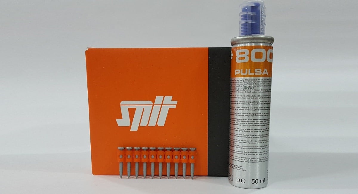 SPİTSpit P800 Çivi Gaz 27mm Sert Beton ve Çeliğe ÇakımHC6-27mm 500+Gaz #057553