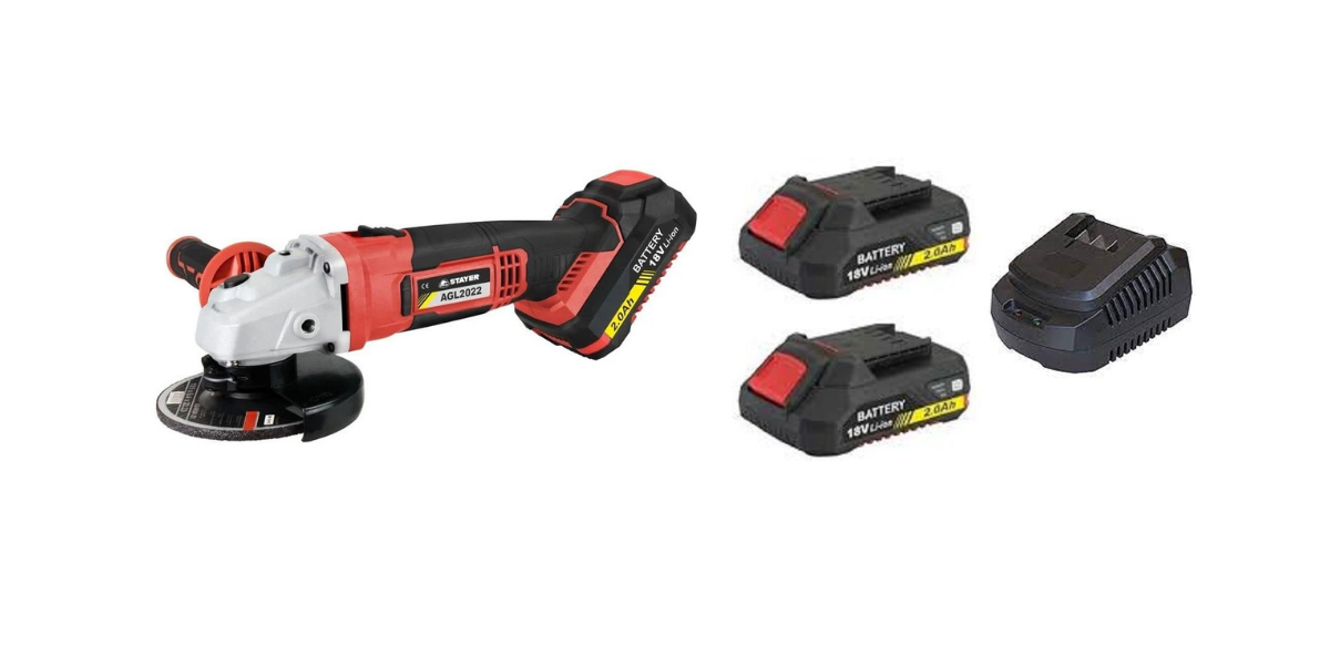 Stayer AGL2022 Akülü Avuç Taşlama Li-ion 18V 2.0Ah 115mm