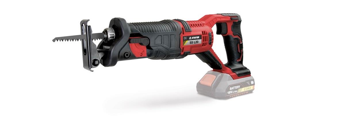 Stayer SSL20 Akülü Tilki Kuyruğu 18V 2.0Ah / 4.0Ah (Makina) Devir Ayarlı