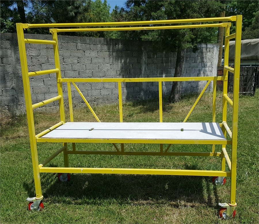 Tekerlekli Katlanır Mobil iskele 185 cm