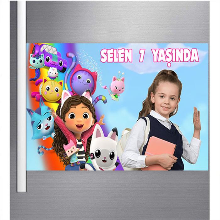  Kişiye Özel Gabby Magnet 8 Adet