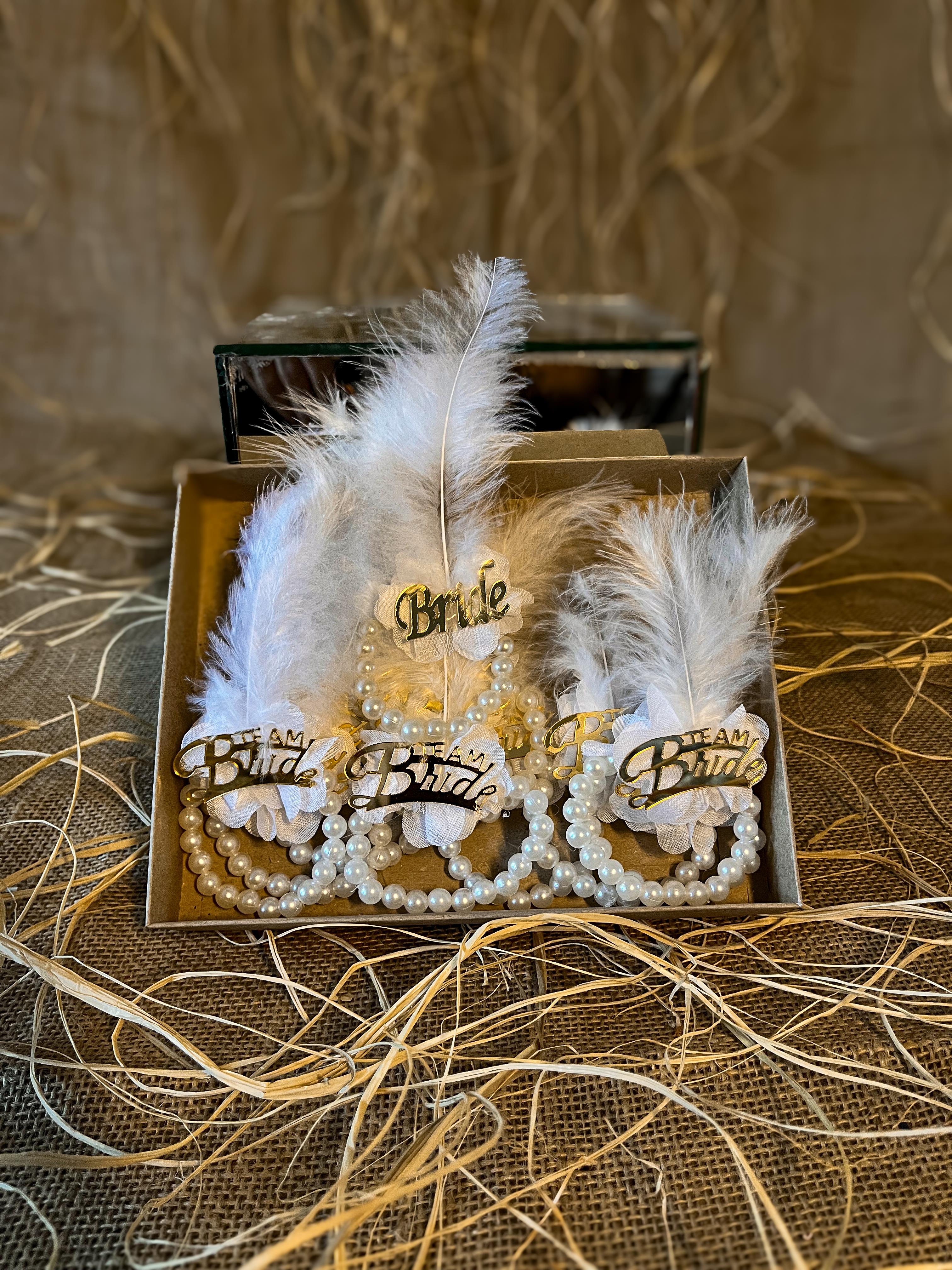 Bekarlığa Veda Partisi10 Adet İnci Nedime Bilekliği