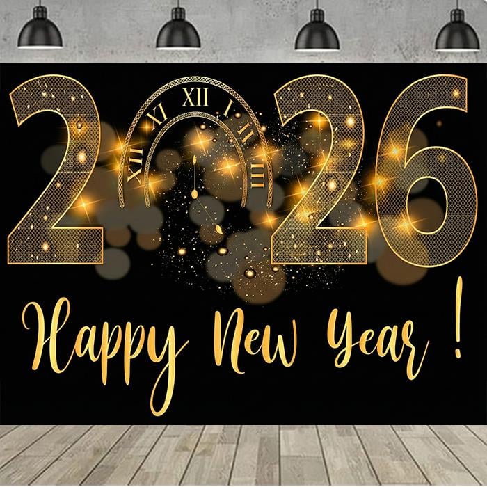 Dekoratif Ayaklı Pano2025 Happy New Year Duvar Panosu