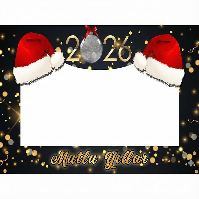 Dekoratif Ayaklı Pano2025 Yeni Yıl Hatıra Çerçevesi