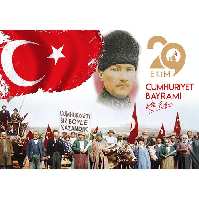 29 Ekim Kutlama Afişi