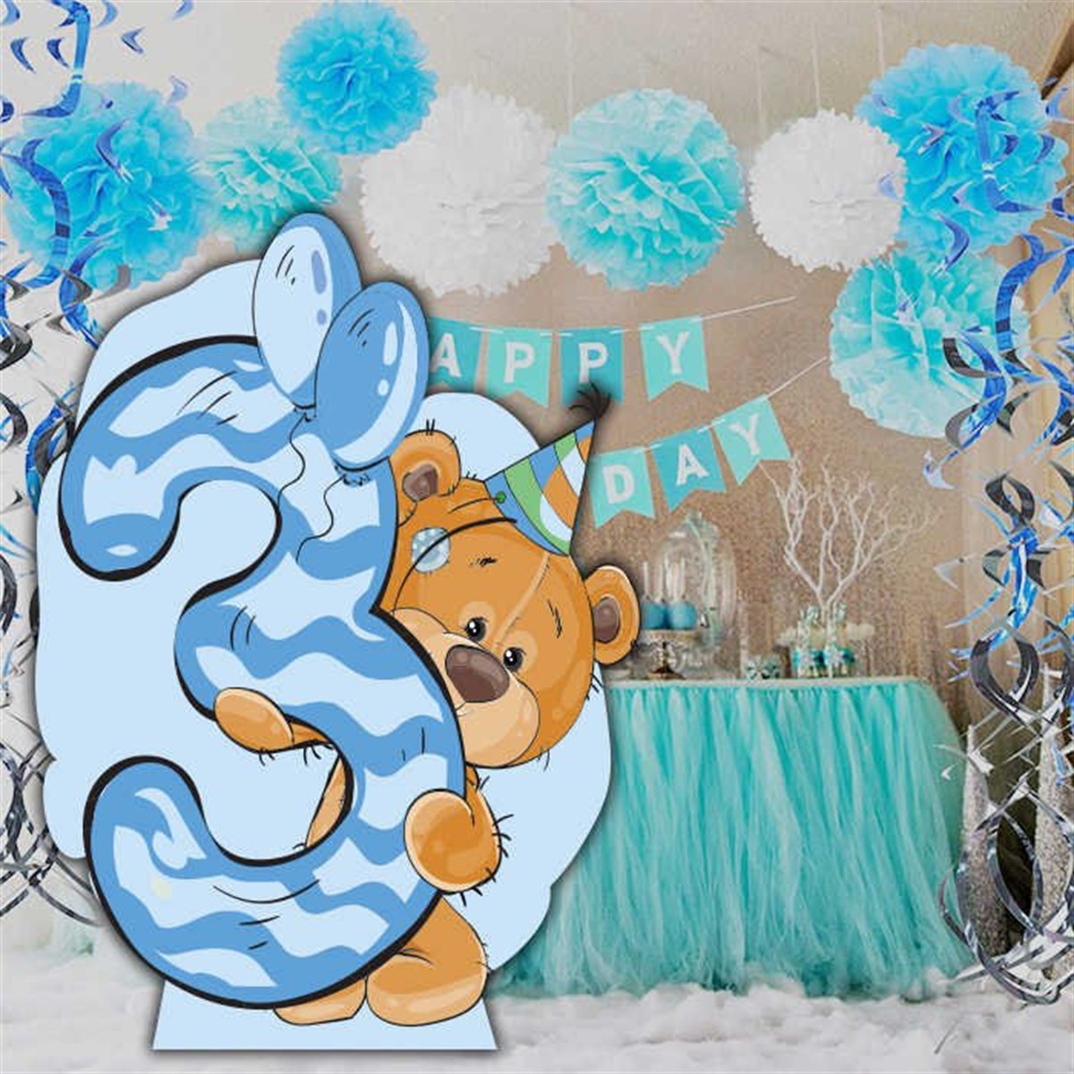 3 Yaş Dekor Ayaklı Pano