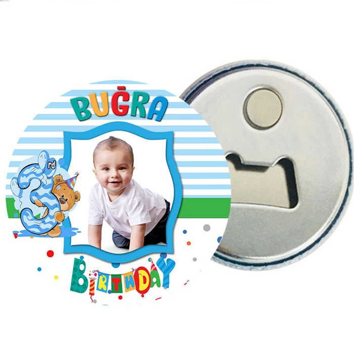 3 Yaş Erkek Magnet Açacak 15 Adet