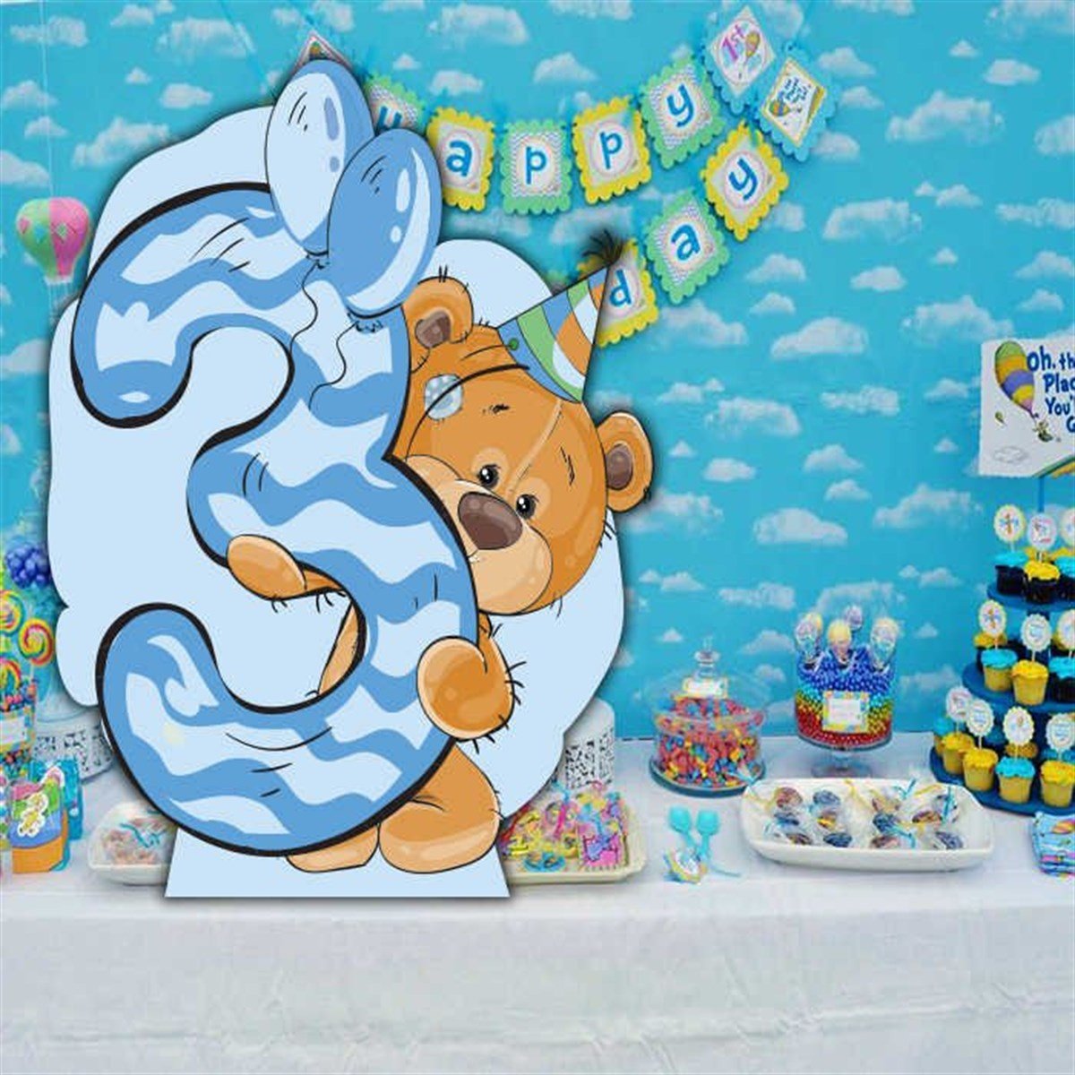 3 Yaş Masa Üstü Ayaklı Pano