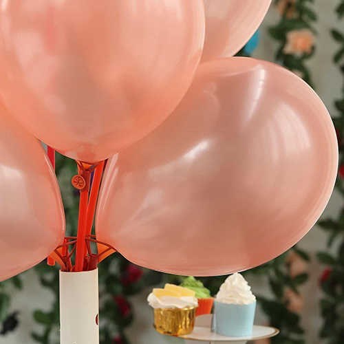 30 Adet Rose Yıldız Uçan Balon Demeti