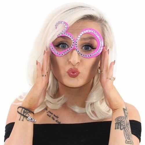 30 Yaş Pembe Gözlük