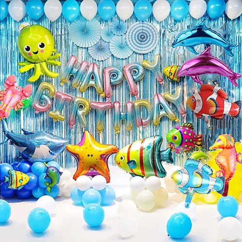 Ahtapot Folyo Balon 90 x 65 Cm