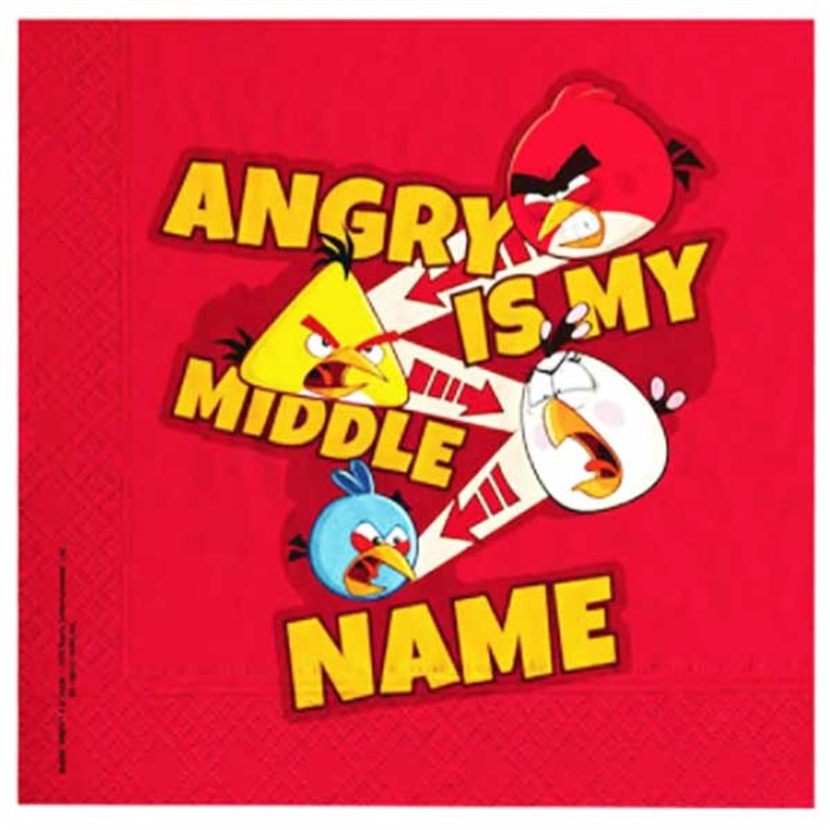 Angry Birds Temalı Peçete