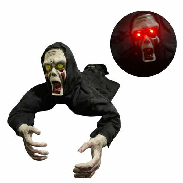 Halloween SüsleriAskılı Zombi (Işıklı, Sesli, Hareketli)
