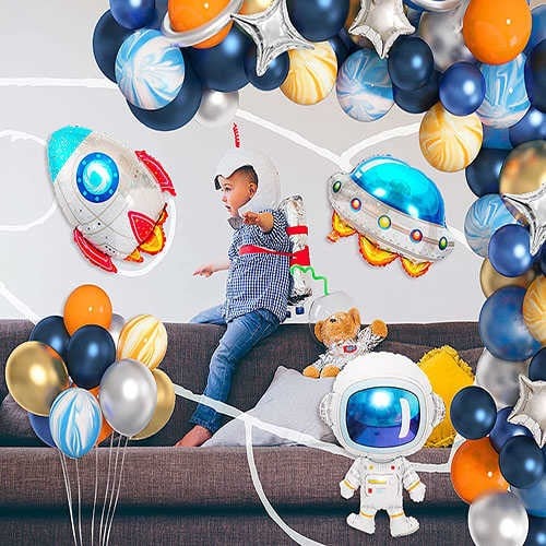 Astronot Uzay Folyo Balon