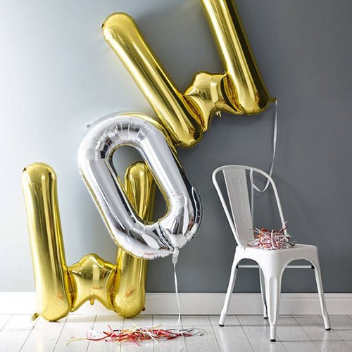 B Harf Folyo Balon Gold 100 cm