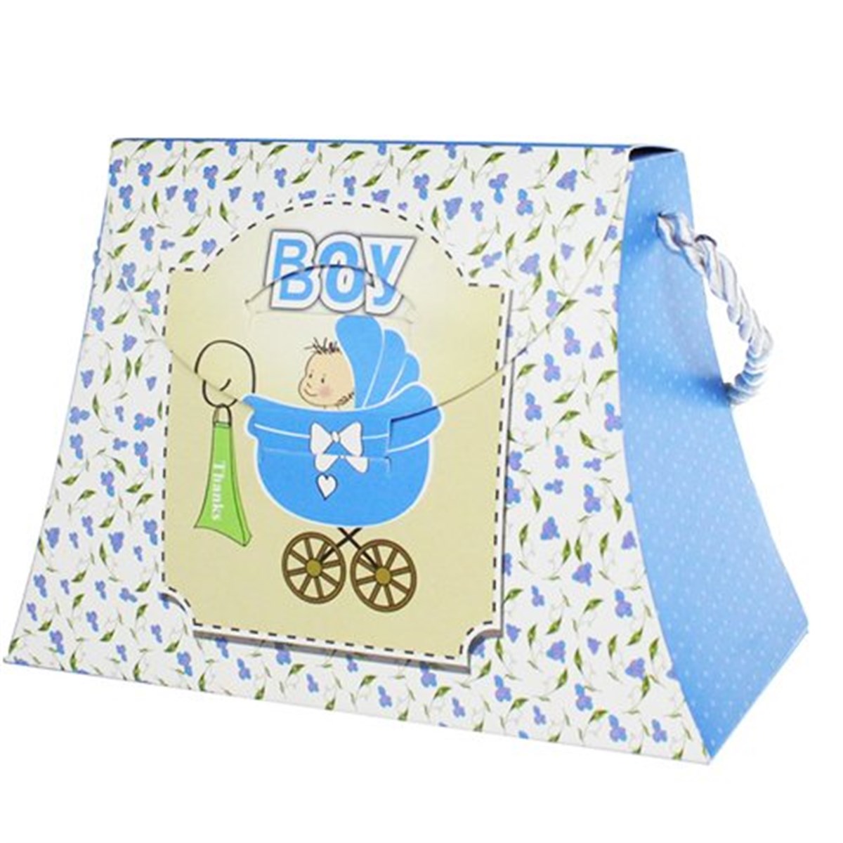 Baby Boy Karton Çanta 12 Adet