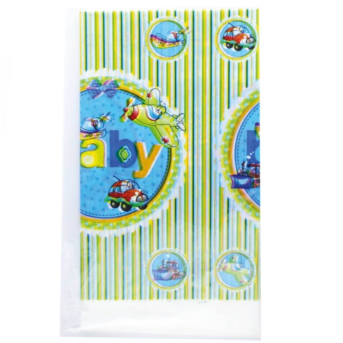 Baby Shower Masa Örtüsü Mavi