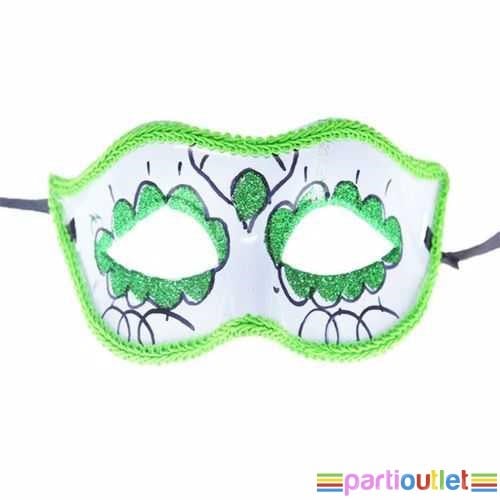Balo Parti Maskesi Yeşil Renkli