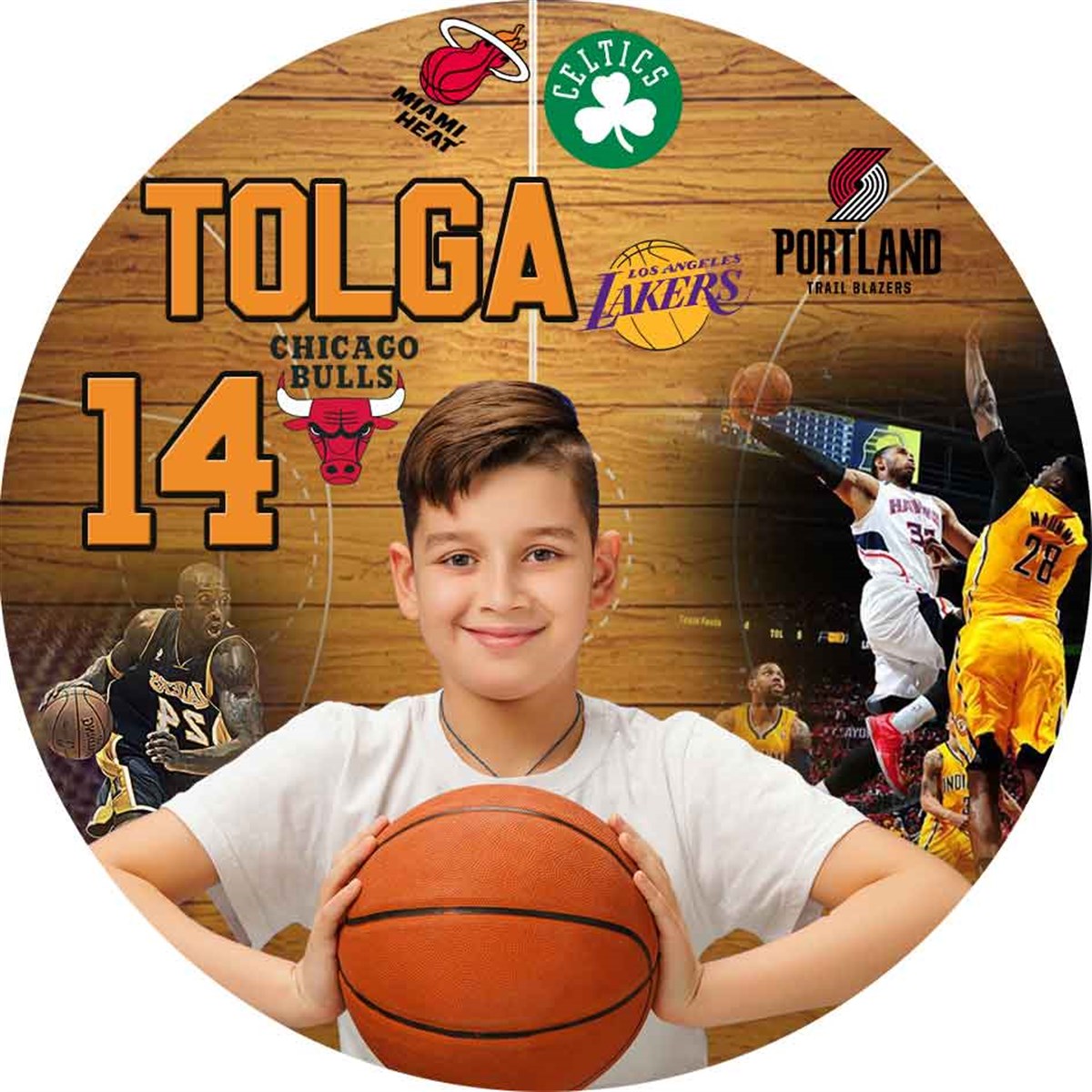 Basketbol Kişiye Özel Sticker 24 Adet