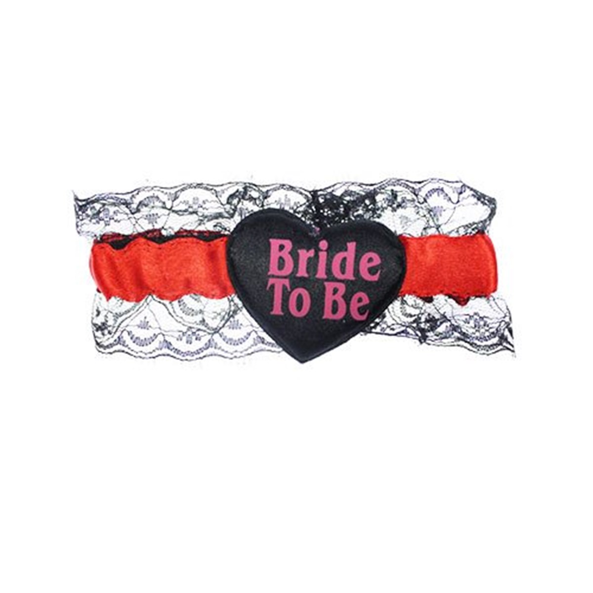 Bride To Be Dantelli Bacak Bandı Kırmızı