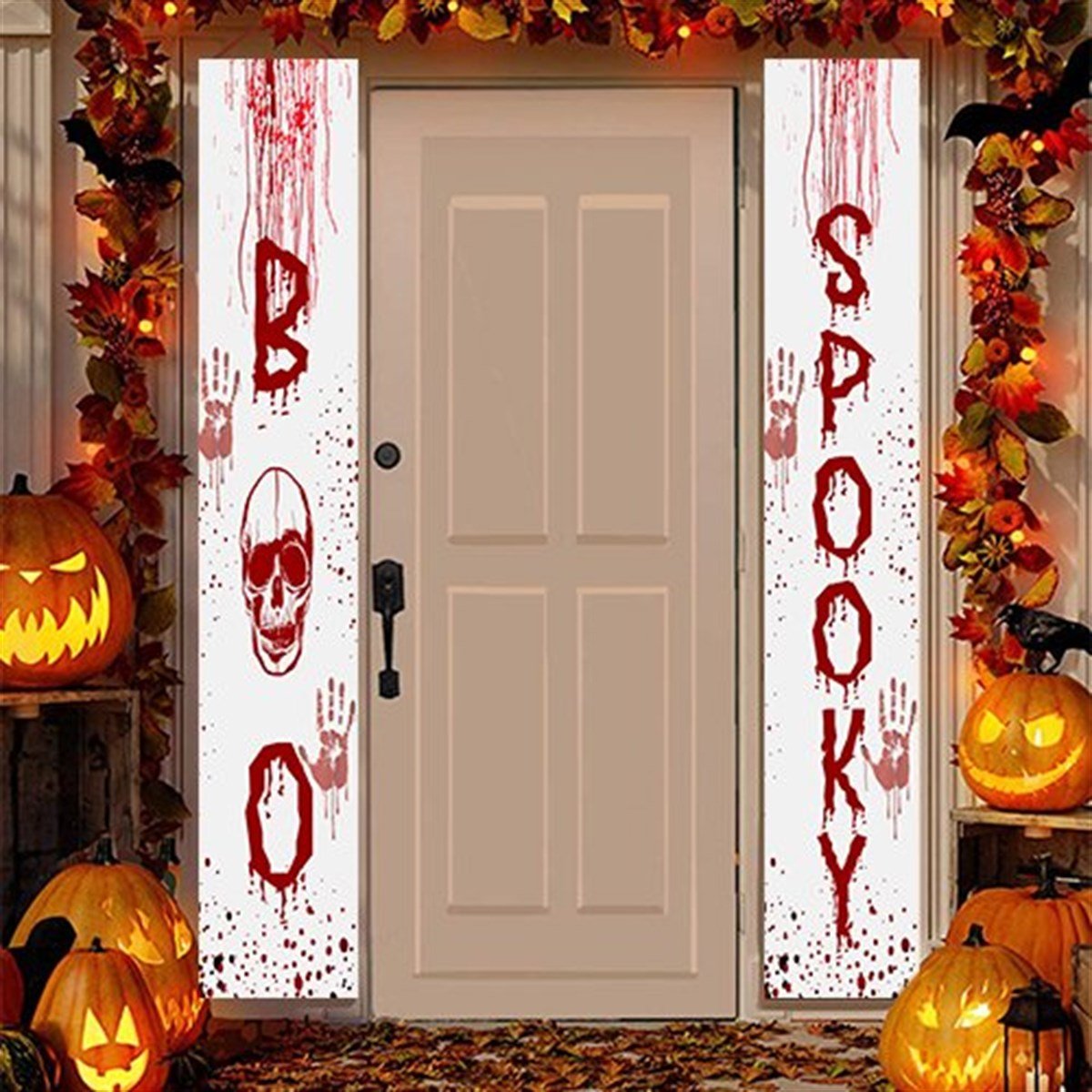 Cadılar Bayramı Boo Spooky Flama 2 Adet