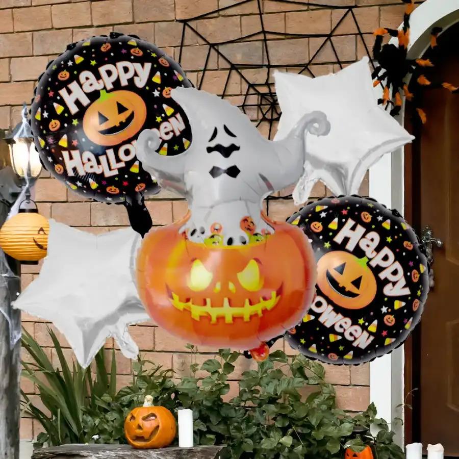 Halloween SüsleriCadılar Bayramı Folyo Balon Seti (Hayalet)