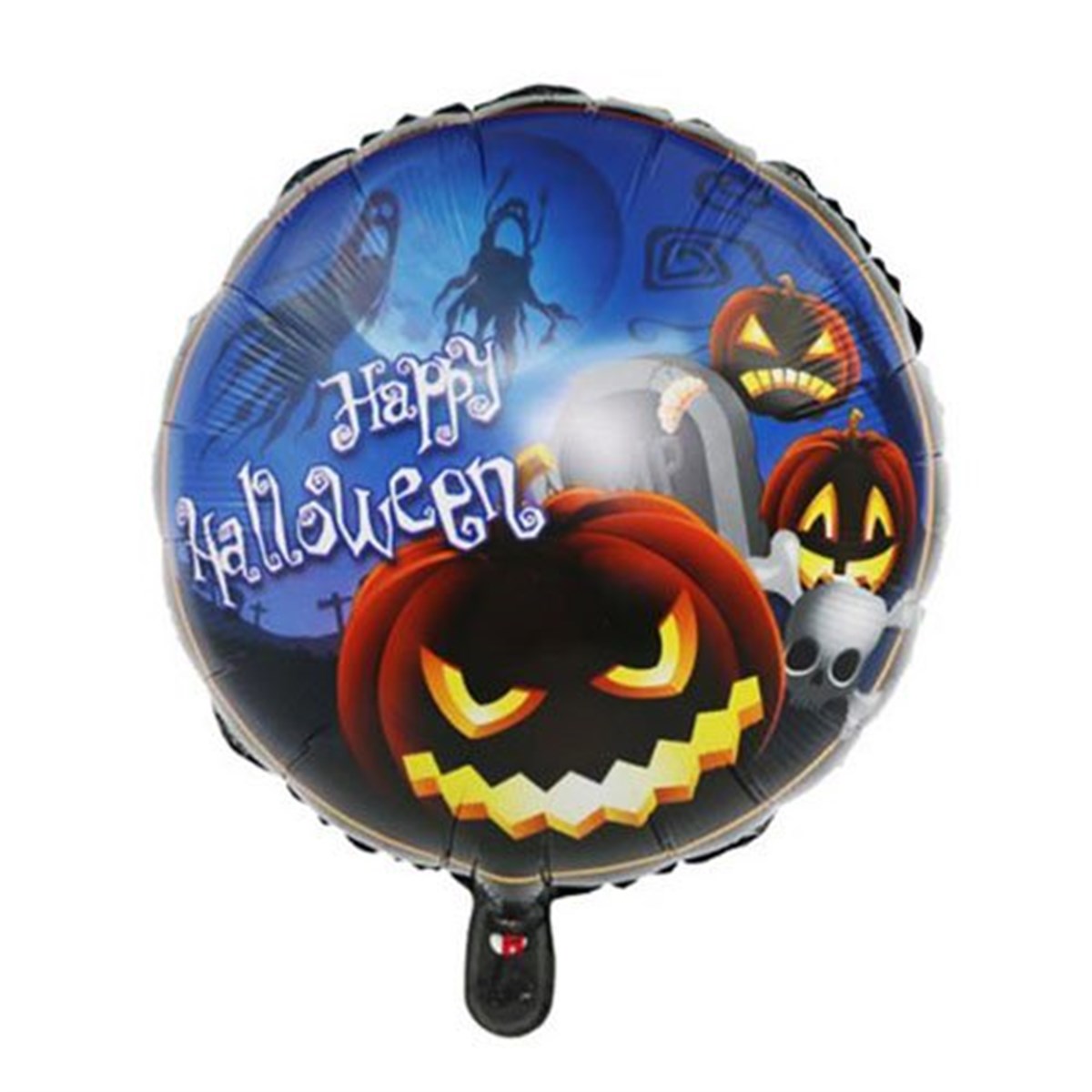 Cadılar Bayramı Mavi Folyo Balon