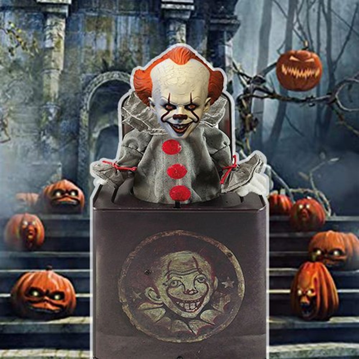 Cadılar Bayramı Pennywise Ayaklı Pano Büyük