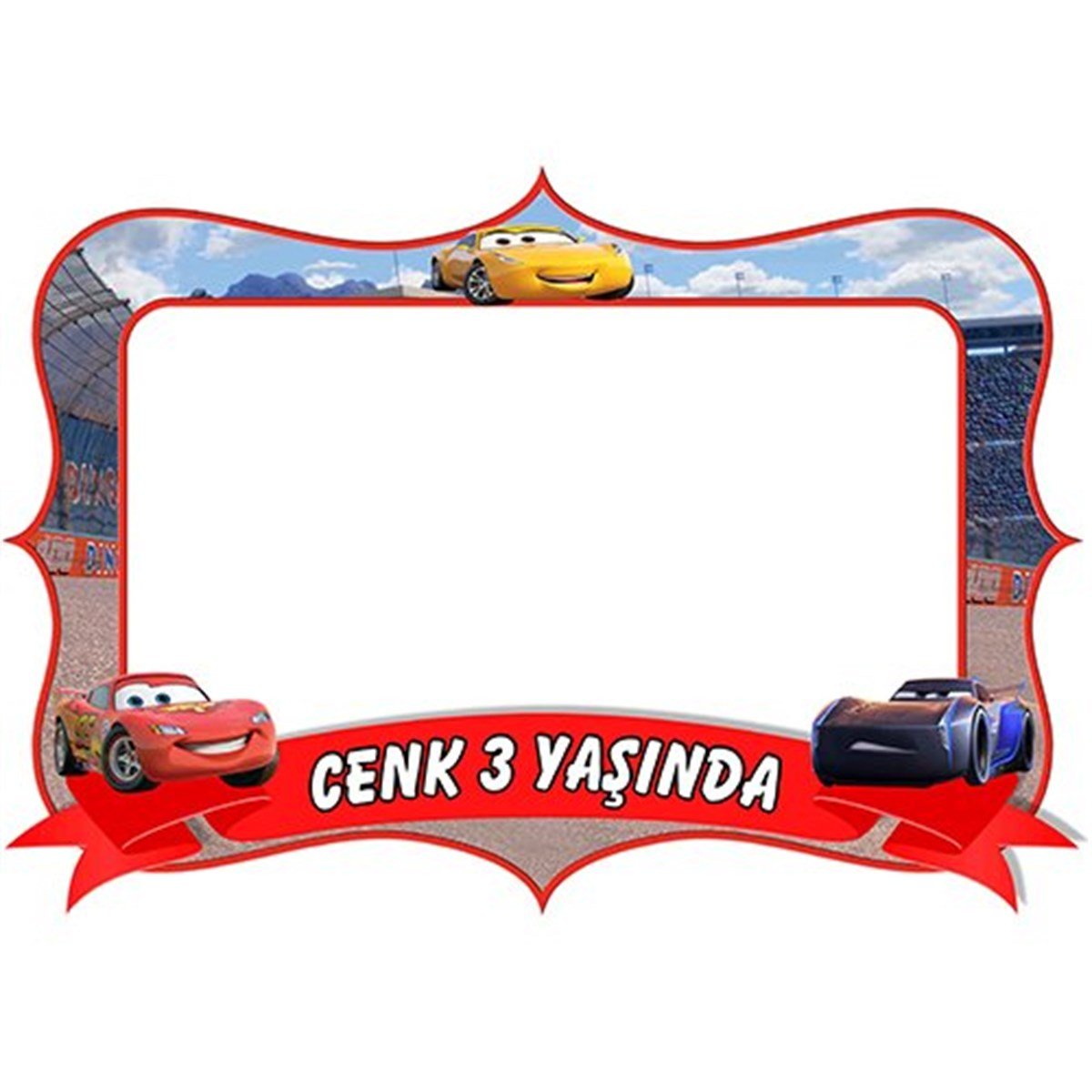 Cars Kişiye Özel Çerçeve