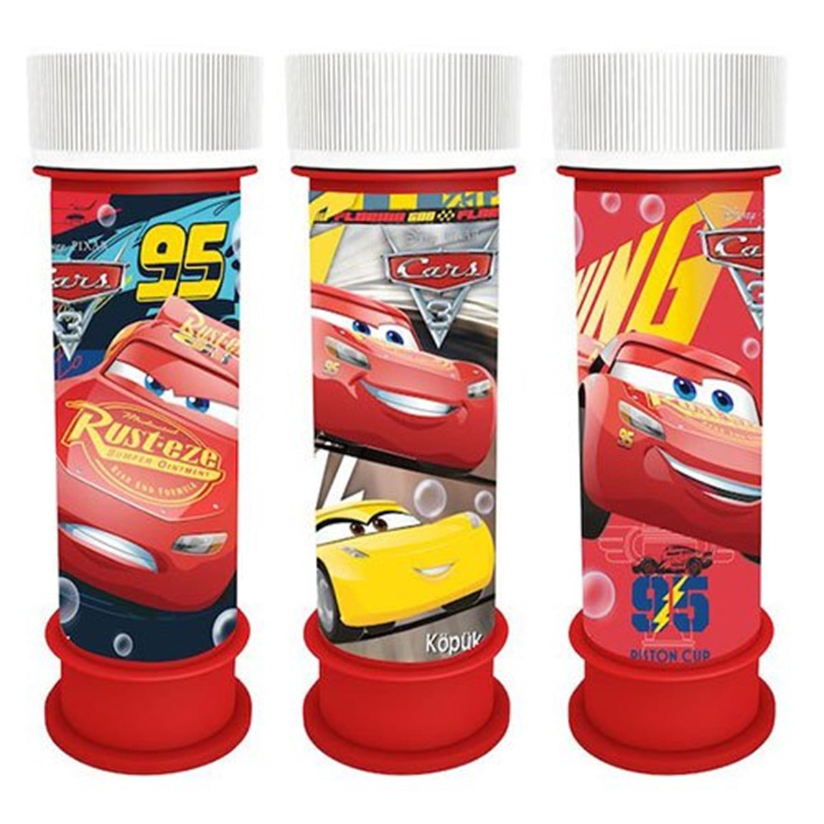 Cars Köpük Baloncuk 8 Adet