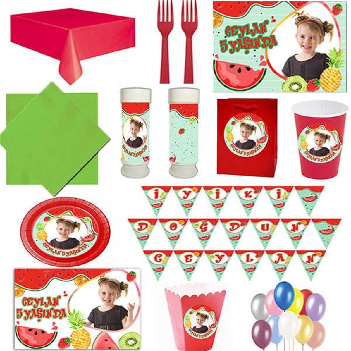 Çılgın Meyveler 24 Kişilik Parti Seti